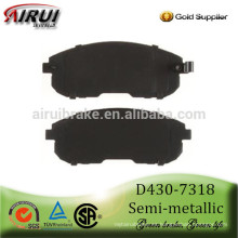 No Noise Auto Brake Pad D430-7318 para 200 SX (S13) 1988 / 07-1994 / 11